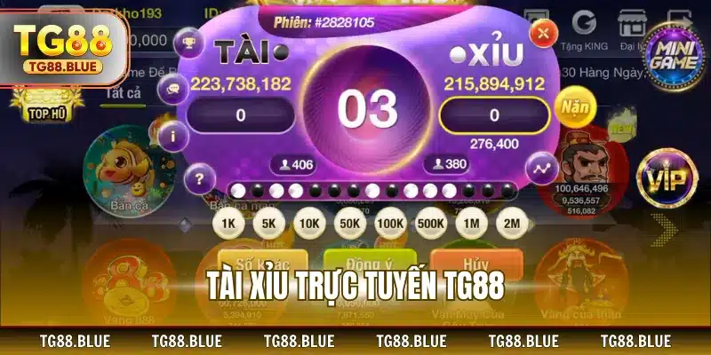 Tài xỉu trực tuyến TG88
